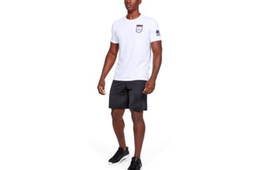 Image of Under Armour UA Freedom Sentinel T-Shirt - Mens, White, Small, 1352152100SM