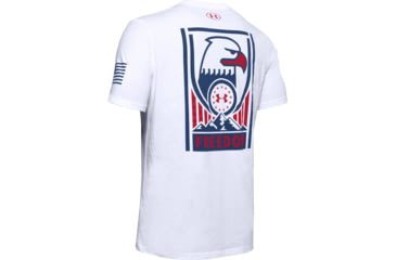 Image of Under Armour UA Freedom Sentinel T-Shirt - Mens, White, Small, 1352152100SM