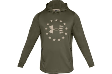 Image of Under Armour UA Freedom Tech Terry Hoodie - Mens, Marine OD Green, 3X-Large, 13231053903XL