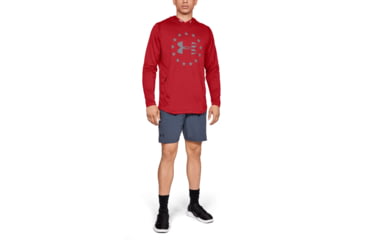 Image of Under Armour UA Freedom Tech Terry Hoodie - Mens, Red, 2X-Large, 13231056002X
