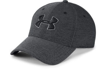 Image of Under Armour UA Heathered Blitzing 3.0 Cap - Mens, Black, Large - Extra Large, 1305037001LXL