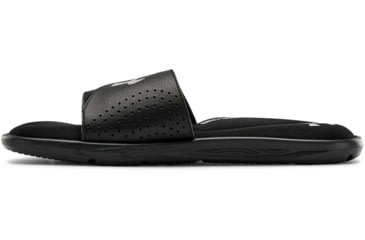 Image of Under Armour UA Ignite VI Slide Sandal - Mens, Black/Black/Silver, 10, 302271100410