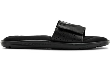 Image of Under Armour UA Ignite VI Slide Sandal - Mens, Black/Black/Silver, 10, 302271100410