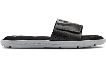 Image of Under Armour UA Ignite VI Slide Sandal - Mens, Black/Gray, 10, 302271100210
