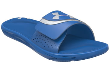 Image of Under Armour UA Ignite VI Slide Sandal - Mens, Mediterranean, 15, 302271140115