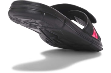 Image of Under Armour UA Ignite VIII Slide Sandal - Womens, Black/Pink, 11, 128731900611
