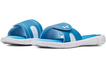 Image of Under Armour UA Ignite VIII Slide Sandal - Womens, Ether Blue, 10, 128731930210