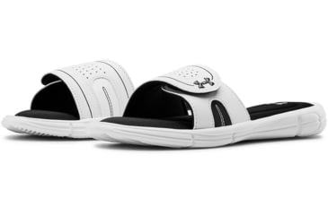 Image of Under Armour UA Ignite VIII Slide Sandal - Womens, White, 10, 128731910010