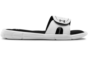 Image of Under Armour UA Ignite VIII Slide Sandal - Womens, White, 10, 128731910010