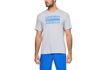 Image of Under Armour UA Iso-Chill Stacked Short Sleeve T-Shirt - Mens, 2XL, Halo, 13538970142X
