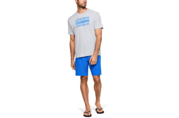 Image of Under Armour IsoChill Stacked Short Sleeve T-Shirt - Men's, Halo Gray, 2X-Large, 13538970142X