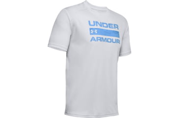 Image of Under Armour UA Iso-Chill Stacked Short Sleeve T-Shirt - Mens, 2XL, Halo, 13538970142X