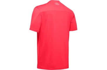 Image of Under Armour UA Iso-Chill Stacked Short Sleeve T-Shirt - Mens, Medium, Pink, 1353897628MD