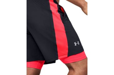 Image of Under Armour UA Launch SW 2-in-1 Running Shorts - Men's, 2XL, Pink, 13265760032X