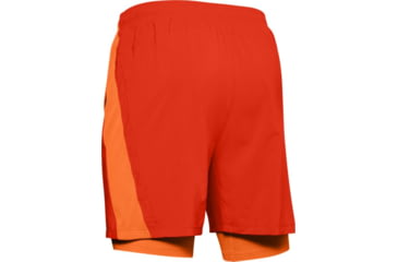 Image of Under Armour UA Launch SW 2-in-1 Running Shorts - Mens, 2XL, Ultra Orange, 13265768562X