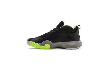 Image of Under Armour UA Lockdown 4 Basketball Shoes - Mens, 10, Black/Yellow, 302205200710