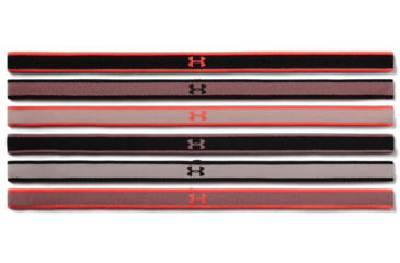 Image of Under Armour UA Mini Headband 6-Pack, Hushed Pink, One Size Fits All, 1286016662OSFA