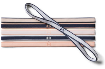 Image of Under Armour UA Mini Headband 6-Pack, Peach Frost, One Size Fits All, 1286016845OSFA