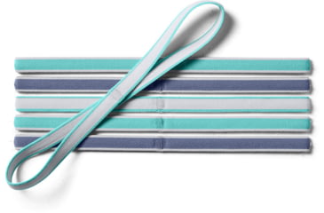 Image of Under Armour UA Mini Headband 6-Pack, Radial Turquoise, One Size Fits All, 1286016482OSFA