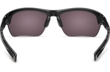 Image of Under Armour UA Octane Sunglasses, Orange Baseball Tuned Lens, Satin Black, One Size Fits Most, UA8650094-010144