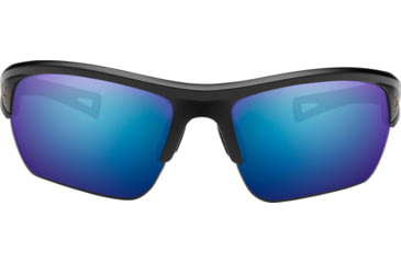 Image of Under Armour UA Octane Sunglasses, Tuned Offshore Polarized Lens, Satin Black, One Size Fits Most, UA8650094-010167