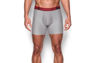 Image of Under Armour UA Original Series 6in Boxerjock - Mens, True Gray Heather, Medium, 1277238025MD