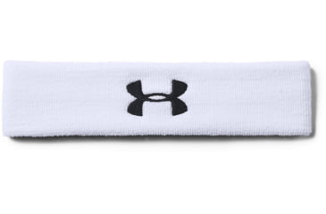 Image of Under Armour UA Performance Headband, White, One Size Fits All, 1276990100OSFA