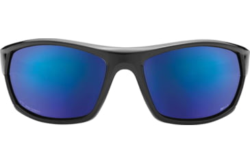 Image of Under Armour UA Powerbrake Sunglasses, Offshore Polarized Lens, Gloss Black, One Size Fits Most, UA8650105-000167