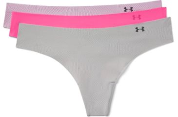Image of Under Armour UA Pure Stretch Print Thong - 3-Pack, Large, Terra, 1325617543LG