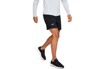Image of Under Armour Ua Qualifier Speedpocket 7 Shorts, Black - 1326600001LG