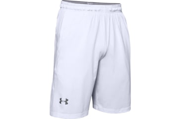 Image of Under Armour UA Raid 10in Short - Mens, White, 3X-Large, 12535271003X
