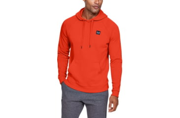Image of Under Armour UA Rival Fleece Hoodie - Mens, Extra Large, Ultra Orange, 1320736856XL