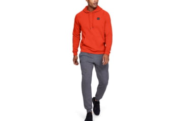 Image of Under Armour UA Rival Fleece Hoodie - Mens, Extra Large, Ultra Orange, 1320736856XL
