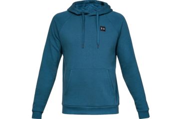 Image of Under Armour UA Rival Fleece Hoodie - Men's, Extra Large, Petrol Blue, 1320736437XL