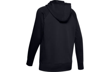 Image of Under Armour UA Rival Fleece Sportstyle LC Sleeve Graphic Hoodie - Womens, Black, Large, 1348559001LG