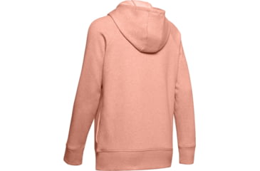 Image of Under Armour UA Rival Fleece Sportstyle LC Sleeve Graphic Hoodie - Womens, Calla, Small, 1348559689SM