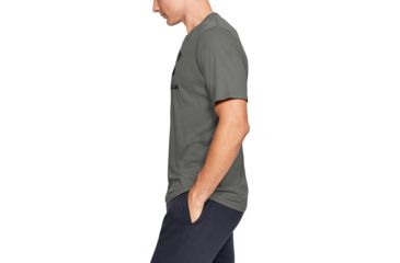 Image of Under Armour UA Sportstyle Logo T-Shirt - Men's, Extra Large, Green, 1329590388XL