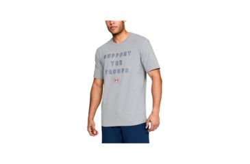 Image of Under Armour Ua Support The Troops T, Steel Light Heather - 1305188035XXL