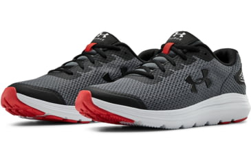 Image of Under Armour UA Surge 2 Running Shoe - Mens, Black/Gray, 10, 302259510010