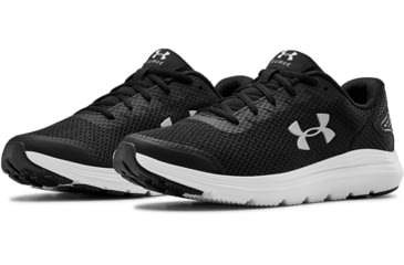 Image of Under Armour UA Surge 2 Running Shoe - Mens, Black/White, 10, 302259500110