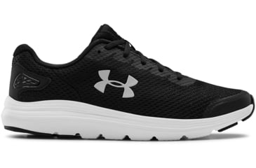 Image of USED Under Armour UA Surge 2 Running Shoe - Men's, Black/White, 8, 30225950018, EDEMO1