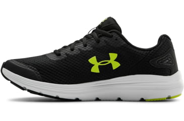 Image of Under Armour UA Surge 2 Running Shoe - Mens, Black/Yellow, 10.5, 302259500310.5