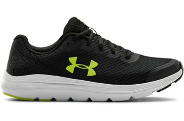 Image of Under Armour UA Surge 2 Running Shoe - Mens, Black/Yellow, 10.5, 302259500310.5