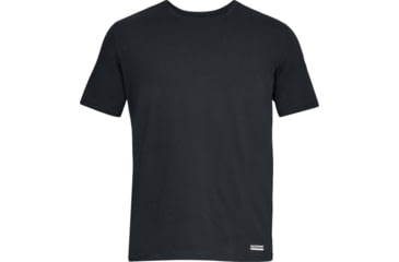 Image of Under Armour UA Tac Charged Cotton T-Shirt - Mens, Black, Medium, 1316934001MD