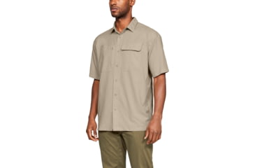 Image of Under Armour UA Tac Hunter Short Sleeve Shirt - Mens, Desert Sand, Large, 1327453290LG