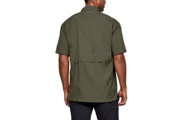 Image of Under Armour UA Tac Hunter Short Sleeve Shirt - Mens, Marine OD Green, Large, 1327453390LG