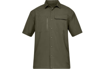 Image of Under Armour UA Tac Hunter Short Sleeve Shirt - Mens, Marine OD Green, Large, 1327453390LG