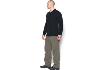 Image of Under Armour UA Tactical Performance Long Sleeve Polo - Mens, 2XL, Black, 12796370012X