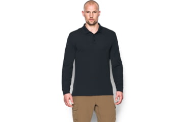 Image of Under Armour UA Tactical Performance Long Sleeve Polo - Mens, Small, Dark Navy, 1279637465SM