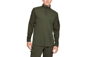 Image of Under Armour UA Tactical Combat Shirt - Mens, Marine OD Green, Extra Small, 1351792390XS